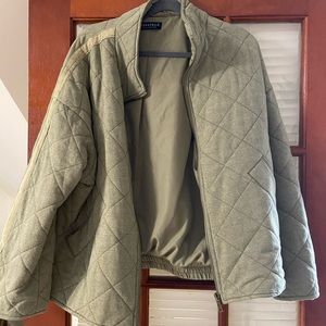 Cloth quilted bomber